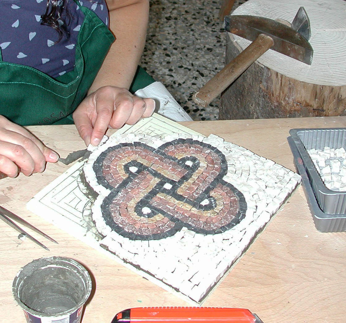 realizzazione di un mosaico