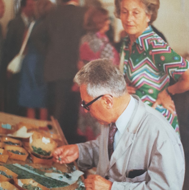master mosaicist at work