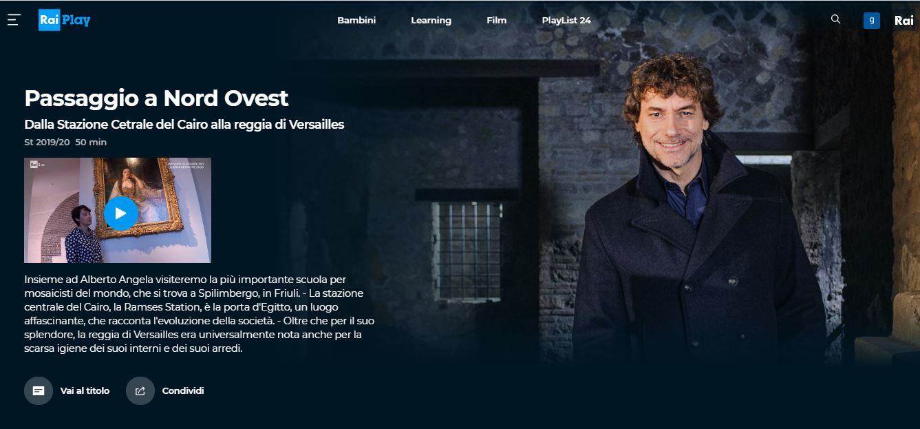 dal sito web di RAI 1