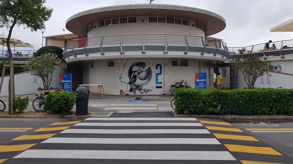 general photo of the Bagno 2 bathhouse in Lignano Pineta