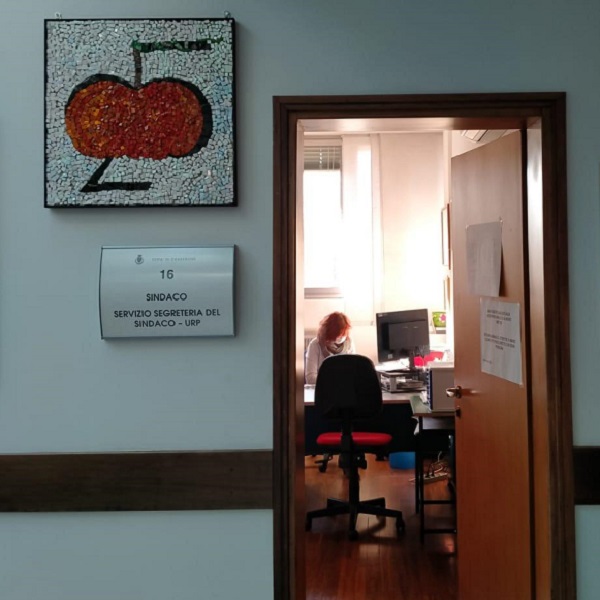 il mosaico nel Municipio
