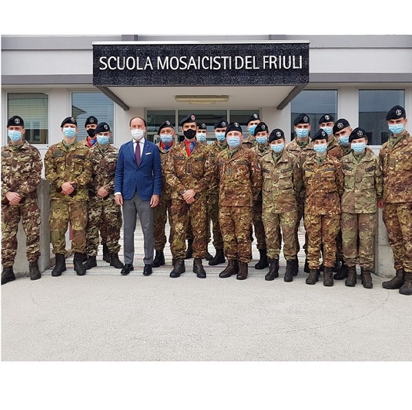 foto cadetti e presidente