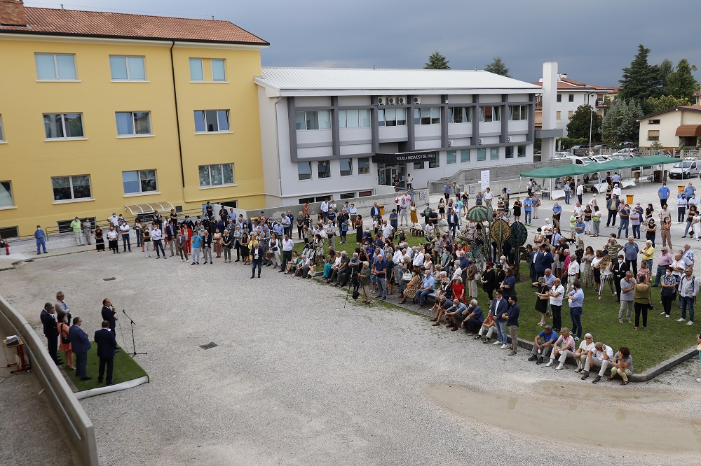 inauguration ceremony in the external area of the School