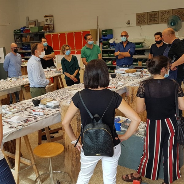 Nip alla Scuola Mosaicisti