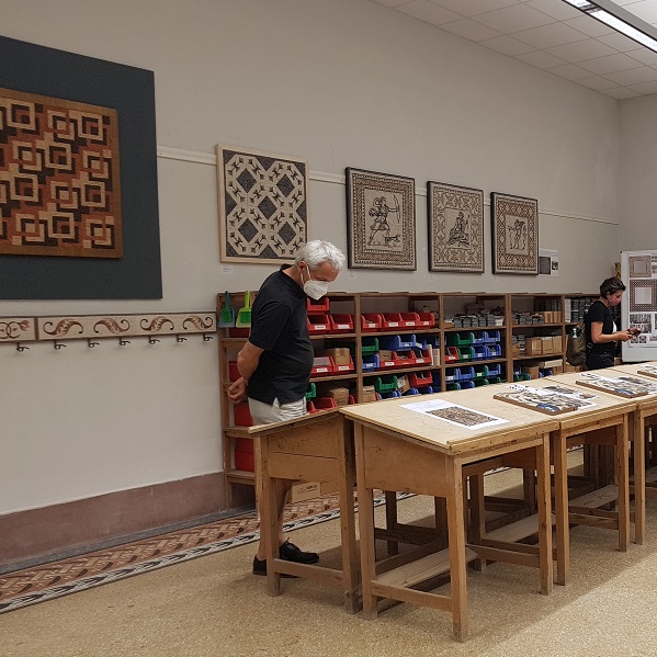 visitatori alla mostra