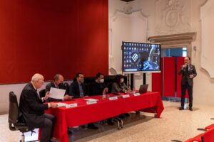 convegno 21 aprile_ relatori e saluto del presidente Stefano Lovison