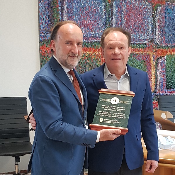 presidente Lovison e David Zavagno