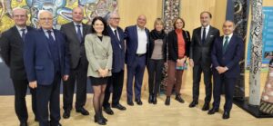 representatives of organizations and institutions at the Lyon exhibition