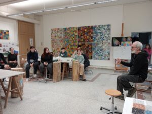 Daniele Strada with students