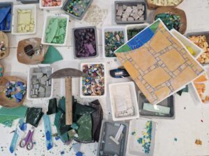 creation of the Lignano 2024 mosaic