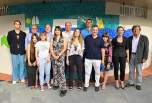 inauguration of the mosaic in Lignano 2024 A