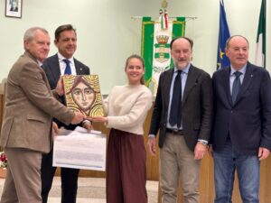 Delivery of the mosaic in Maniago 2024
